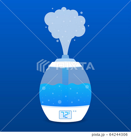 Modern home humidifier. Humidifier air diffuser. Modern home humidifier. Humidifier air diffuser. 64244306