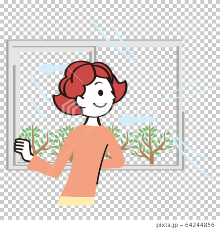 女人替換房間裡的空氣 女人替換房間裡的空氣 64244856