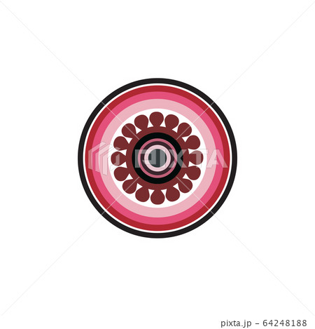 Aboriginal art dots painting icon logo design Aboriginal art dots painting icon logo design 64248188