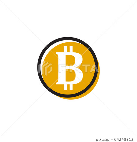 Bitcoin currency icon logo design vector 64248312