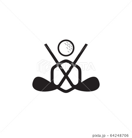 Golf sport icon logo design template Golf sport icon logo design template 64248706