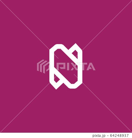 Simple N letter initial logo design 64248937