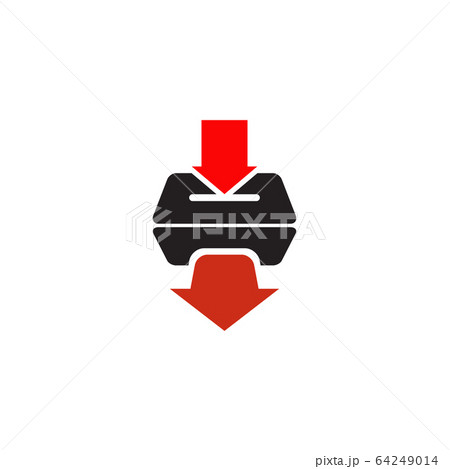 Printer icon logo design template Printer icon logo design template 64249014