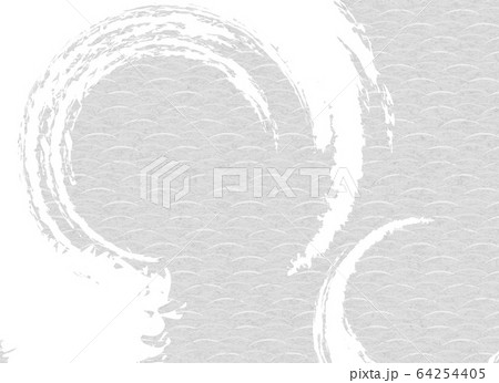 背景：和柄 和風 伝統 日本 壁紙 テクスチャ 屏風 ふすま 襖 灰色 64254405