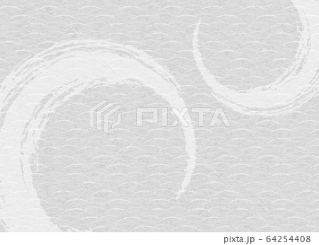 背景：和柄 和風 伝統 日本 壁紙 テクスチャ 屏風 ふすま 襖 灰色 64254408