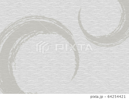 背景：和柄 和風 伝統 日本 壁紙 テクスチャ 屏風 ふすま 襖 灰色 64254421