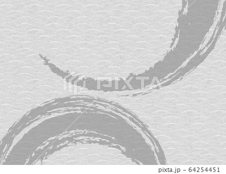 背景：和柄 和風 伝統 日本 壁紙 テクスチャ 屏風 ふすま 襖 灰色 64254451