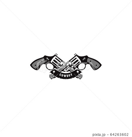 Cowboy logo design inspiration vector template 64263602