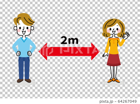 ソーシャルディスタンス 64267049