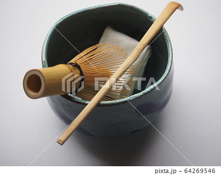 茶道　美濃焼の抹茶茶碗 64269546