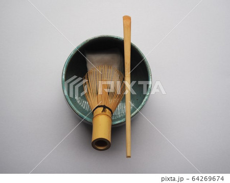 茶道　美濃焼の抹茶茶碗 64269674