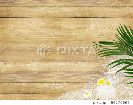 背景-トロピカル-木目 64270662