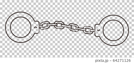 手錠のイラスト素材