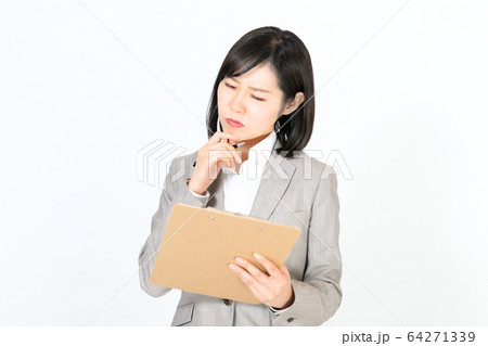 クリップボード 女性 クリップボード 女性 64271339