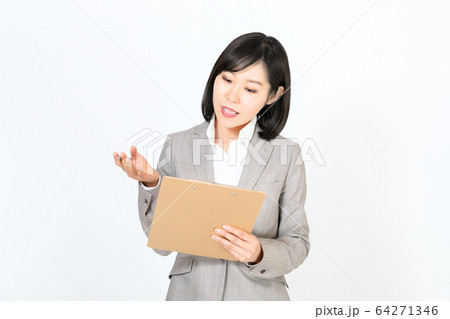 クリップボード 女性 クリップボード 女性 64271346