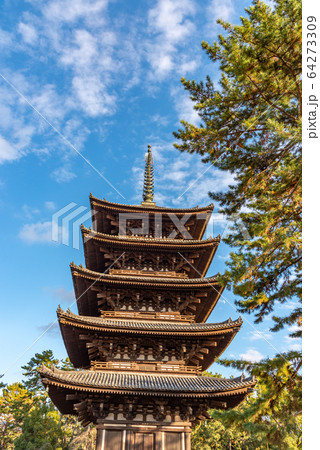 興福寺五重塔　奈良市 64273309