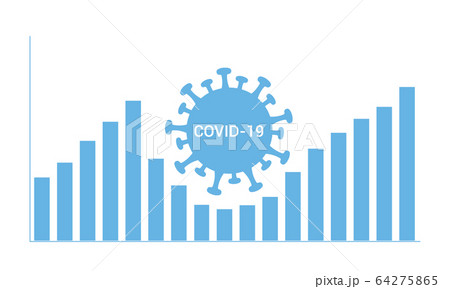 Simple illustration of a bar graph. Financial 64275865