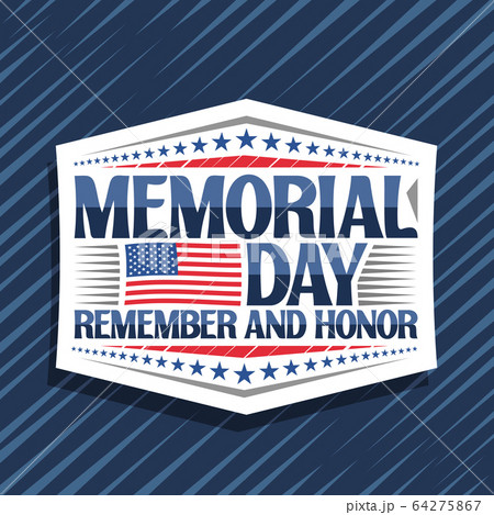 Vector logo for Memorial Day 64275867