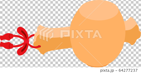 イラスト素材 打ち出の小槌 宝 福 演技 年賀状素材 ベクター イラスト素材 打ち出の小槌 宝 福 演技 年賀状素材 ベクター 64277237