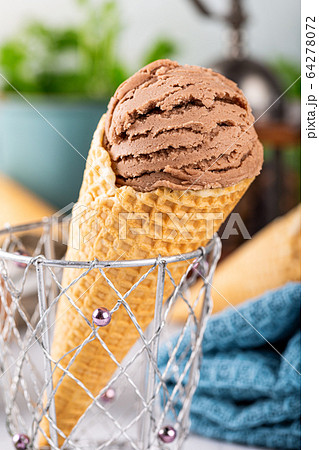 Delicious coffe ice cream for dessert Delicious coffe ice cream for dessert 64278072