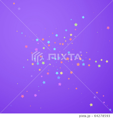 Festive confetti. Celebration stars. Colorful star 64278593