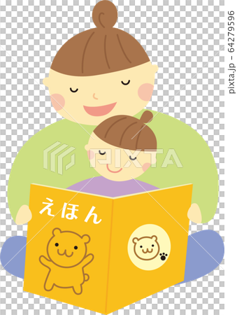 媽媽給女兒讀書 64279596