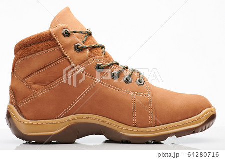Brown sport leather shoe Brown sport leather shoe 64280716