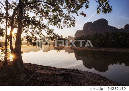 Nong Talay at sunrise, Krabi 64282150