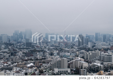 日本の東京都市景観 新型肺炎 凍てつく都心(港区など)=29日(感染爆発、…32年ぶりの積雪) 日本の東京都市景観 新型肺炎 凍てつく都心(港区など)=29日(感染爆発、…32年ぶりの積雪) 64283797