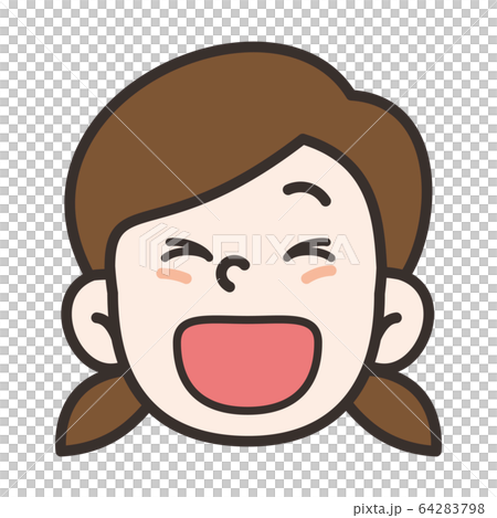 女孩前臉笑 64283798