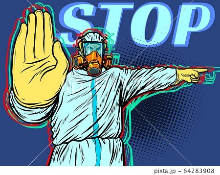 Medic quarantine stop protection suit 64283908