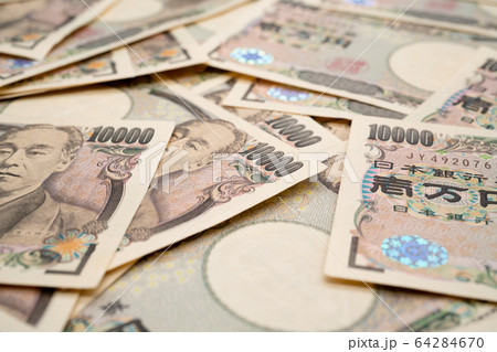 札束 一万円札 札束 一万円札 64284670