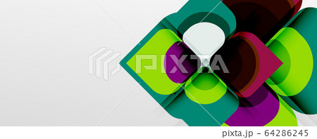 Abstract background - geometric cut paper design flower or square shape composition. Vector Illustration For Wallpaper, Banner, Background, Card, Book Illustration, landing page Abstract background - geometric cut paper design flower or square shape composition. Vector Illustration For Wallpaper, Banner, Background, Card, Book Illustration, landing page 64286245