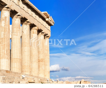 Parthenon temple on a sinset. Acropolis in Athens, Parthenon temple on a sinset. Acropolis in Athens, 64286511