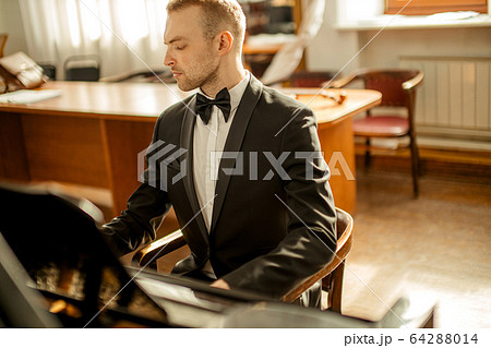 young pianist perform classical music 64288014