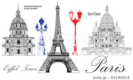 Vector Eiffel Tower, National Residence of the Vector Eiffel Tower, National Residence of the 64290628