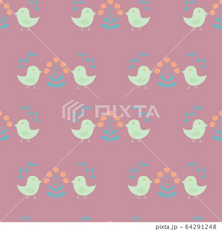 Seamless pattern in scandinavian style  64291248