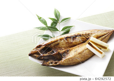 鯖の干物 焼き魚11 鯖の干物 焼き魚11 64292572
