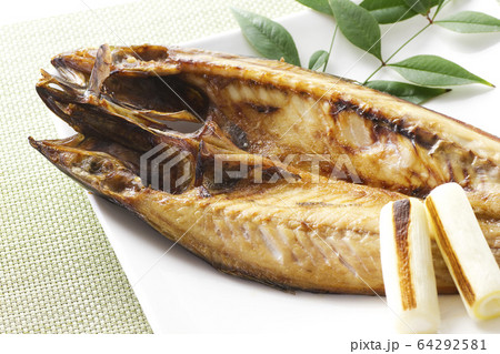 鯖の干物 焼き魚19 鯖の干物 焼き魚19 64292581