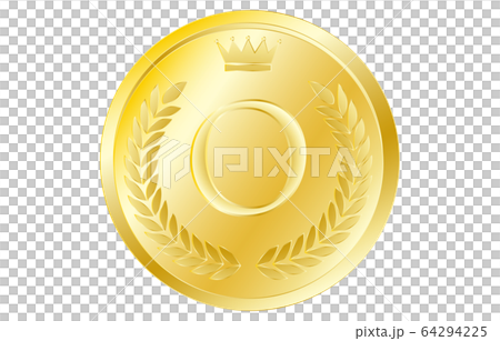 Laurel Wreath and Crown Alphabet Coin O Laurel Wreath and Crown Alphabet Coin O 64294225