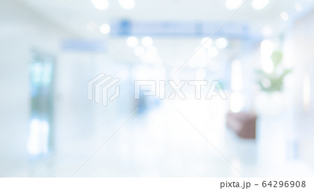 Blurred luxury hospital interior background 64296908