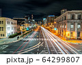 神戸の夜景　光の軌跡 64299807