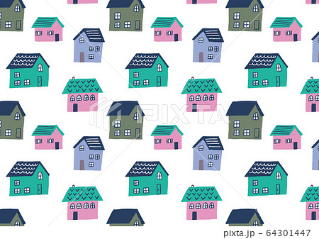 家イラスト手描き02のイラスト素材