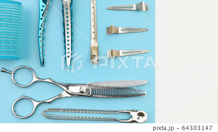 Set of professional hairdresser tools 64303147