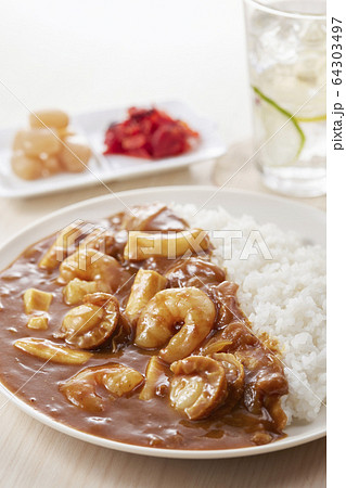 シーフードカレー シーフードカレー 64303497