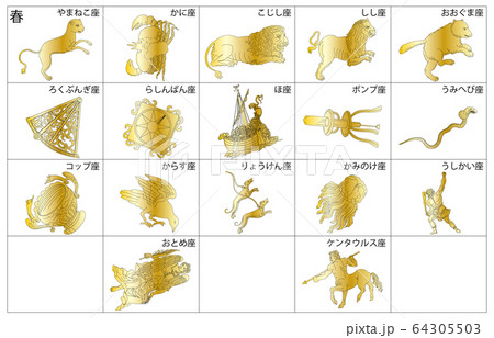 春の星座線なし金枠名称 64305503