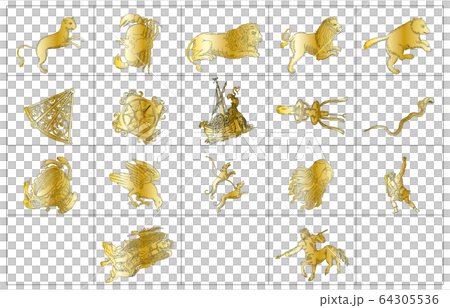 春の星座影あり線なし金枠 春の星座影あり線なし金枠 64305536