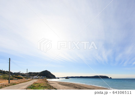海　岩　空　南房総市富浦町南無谷海岸 64306511