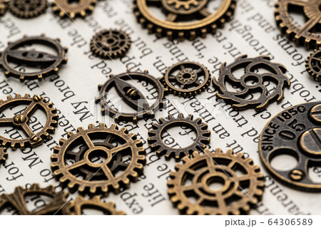 アンティークの歯車の写真素材 [64306589] - PIXTA