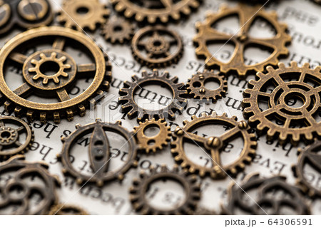 アンティークの歯車の写真素材 [64306591] - PIXTA
